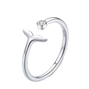 925 Sterling Silver Mermaid Ring